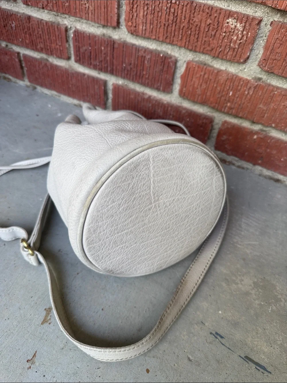 Vtg Coach 4905 Drawstring Bucket Sonoma Pebbled Leather Bag - Picture 5 of 9